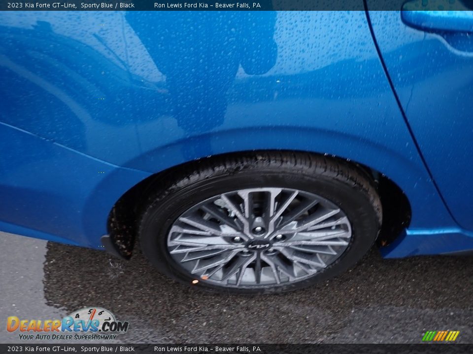 2023 Kia Forte GT-Line Sporty Blue / Black Photo #9