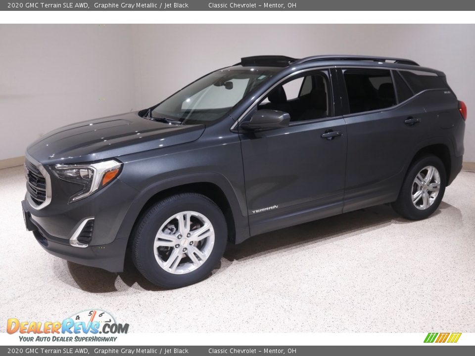 2020 GMC Terrain SLE AWD Graphite Gray Metallic / Jet Black Photo #3