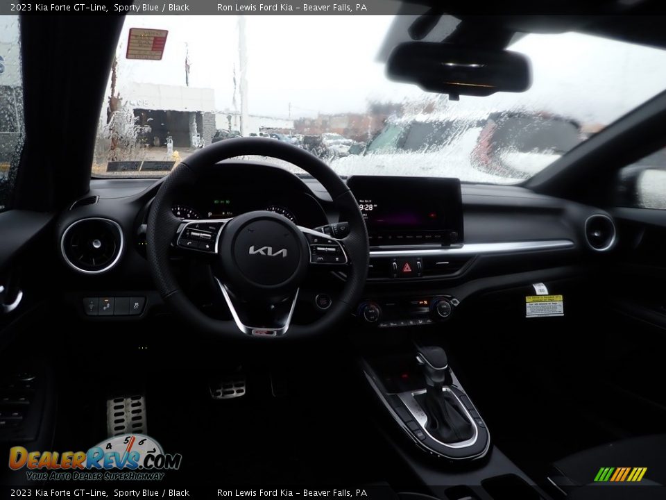 2023 Kia Forte GT-Line Sporty Blue / Black Photo #13