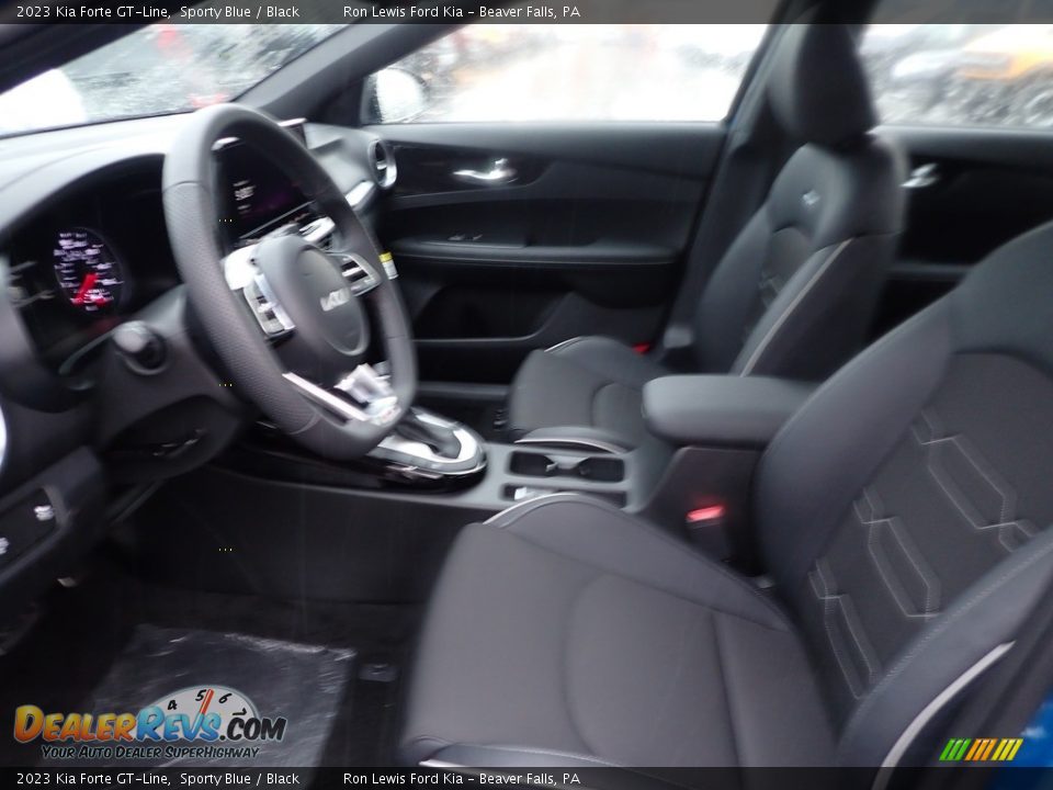 2023 Kia Forte GT-Line Sporty Blue / Black Photo #14