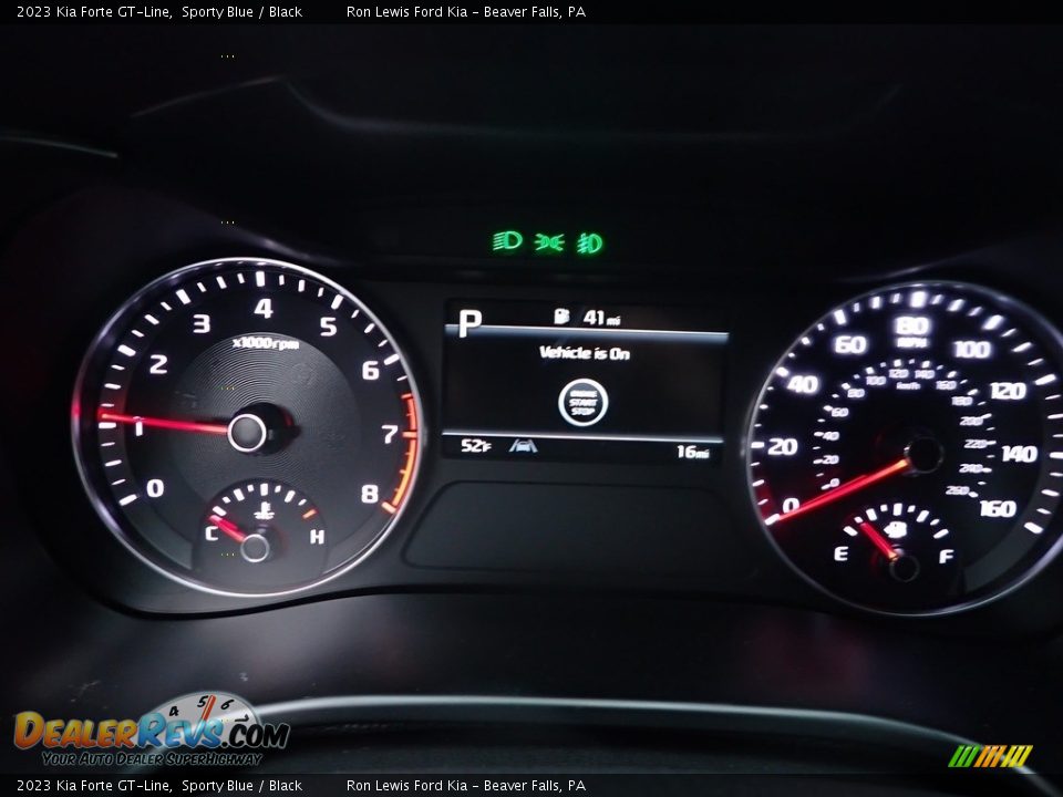 2023 Kia Forte GT-Line Sporty Blue / Black Photo #16