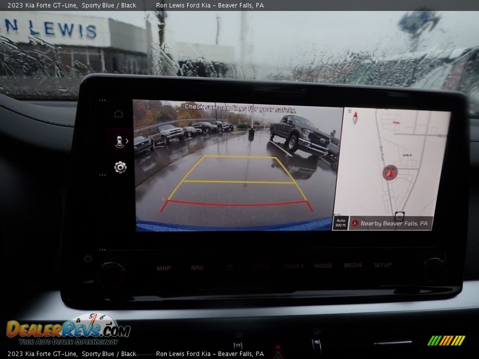 2023 Kia Forte GT-Line Sporty Blue / Black Photo #18