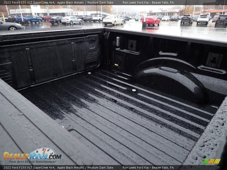 2022 Ford F150 XLT SuperCrew 4x4 Agate Black Metallic / Medium Dark Slate Photo #10