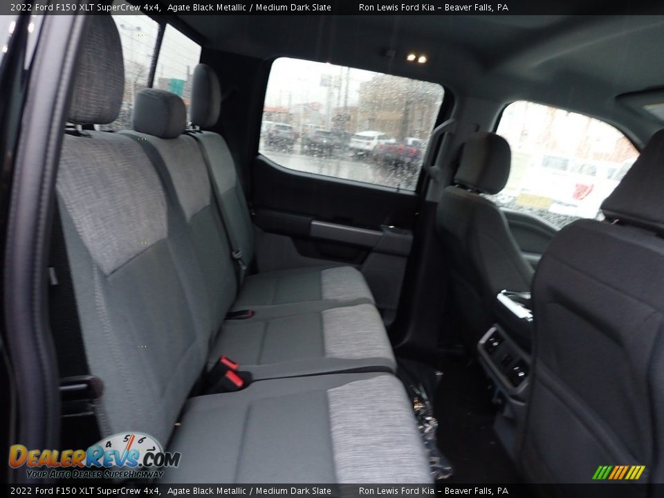 2022 Ford F150 XLT SuperCrew 4x4 Agate Black Metallic / Medium Dark Slate Photo #11