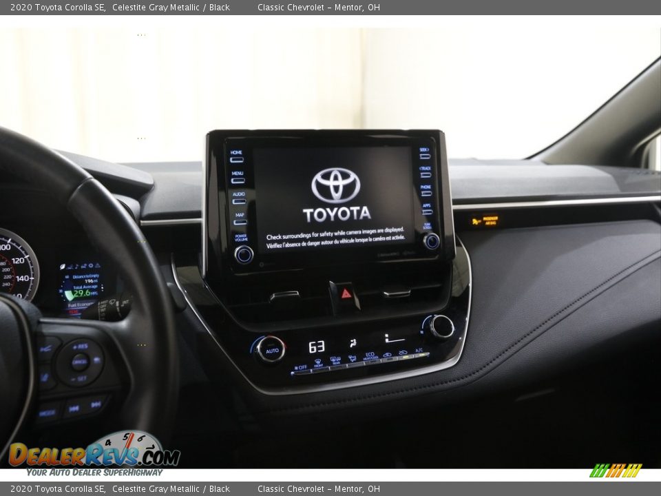 2020 Toyota Corolla SE Celestite Gray Metallic / Black Photo #9