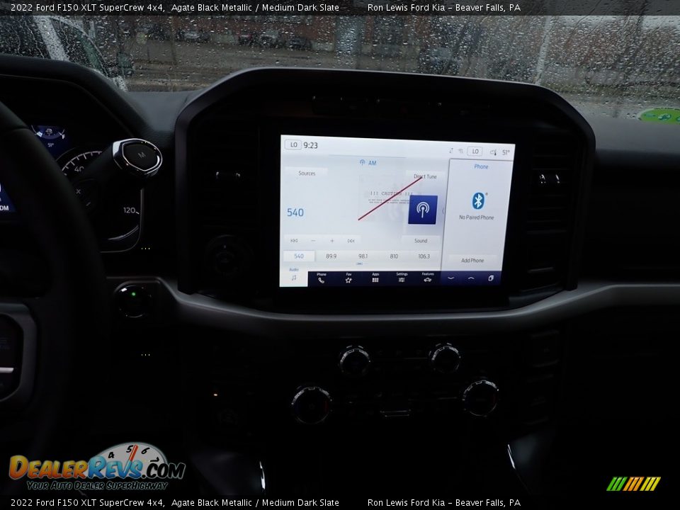 2022 Ford F150 XLT SuperCrew 4x4 Agate Black Metallic / Medium Dark Slate Photo #18