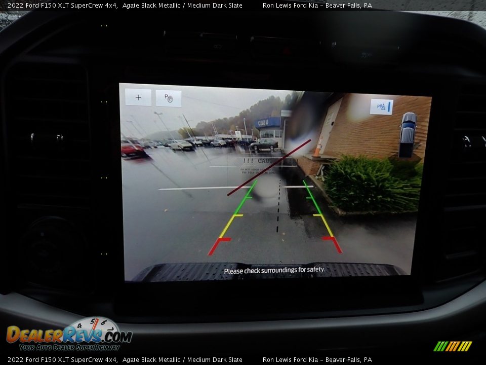 2022 Ford F150 XLT SuperCrew 4x4 Agate Black Metallic / Medium Dark Slate Photo #19