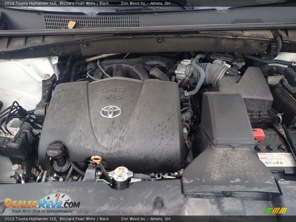 2019 Toyota Highlander XLE Blizzard Pearl White / Black Photo #5