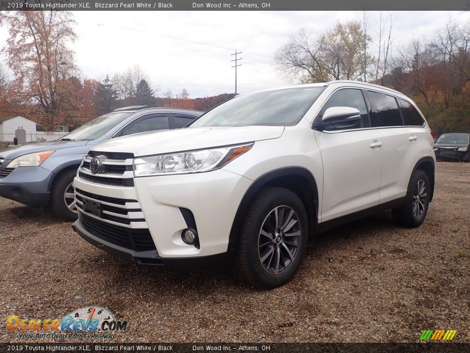 2019 Toyota Highlander XLE Blizzard Pearl White / Black Photo #6