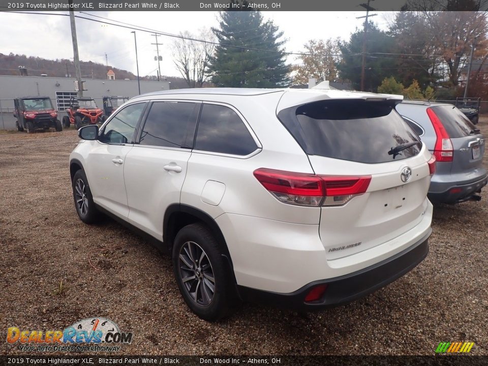 2019 Toyota Highlander XLE Blizzard Pearl White / Black Photo #8
