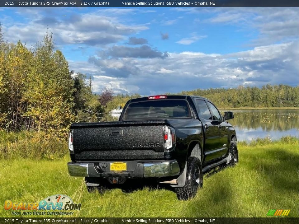 2015 Toyota Tundra SR5 CrewMax 4x4 Black / Graphite Photo #4