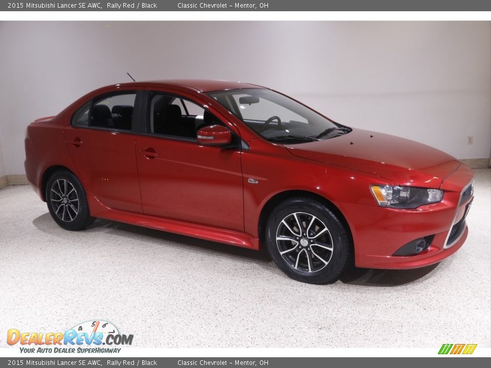 2015 Mitsubishi Lancer SE AWC Rally Red / Black Photo #1