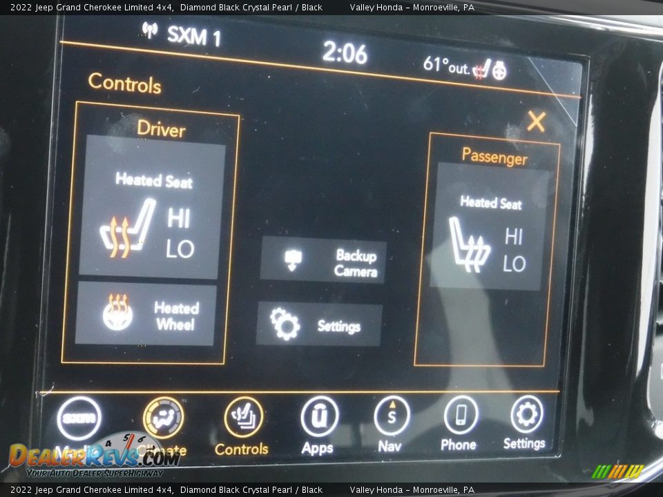 2022 Jeep Grand Cherokee Limited 4x4 Diamond Black Crystal Pearl / Black Photo #22