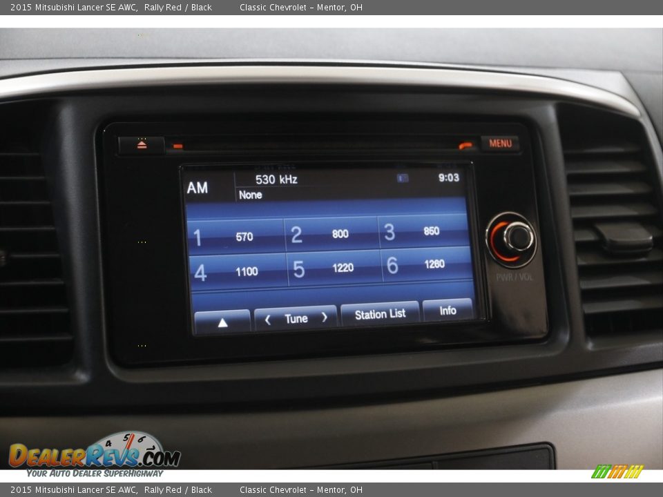 Audio System of 2015 Mitsubishi Lancer SE AWC Photo #10