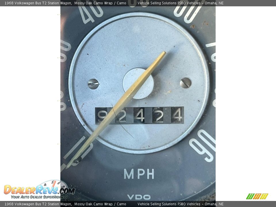 1968 Volkswagen Bus T2 Station Wagon Gauges Photo #5