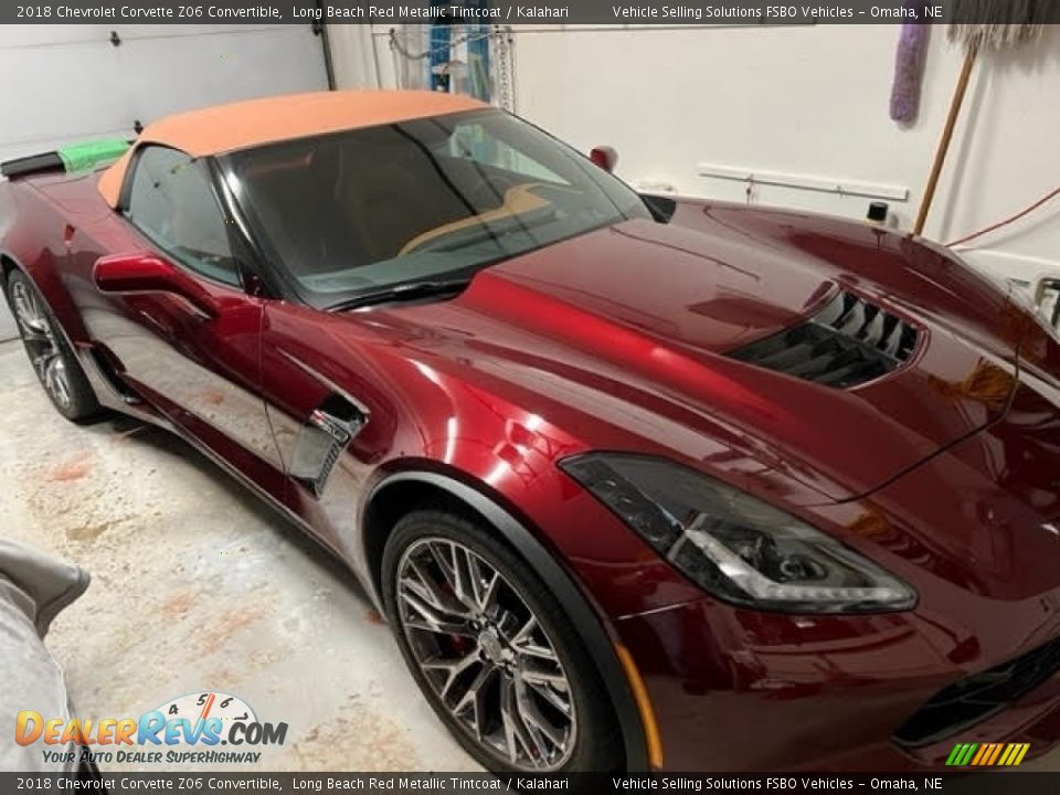 Long Beach Red Metallic Tintcoat 2018 Chevrolet Corvette Z06 Convertible Photo #1