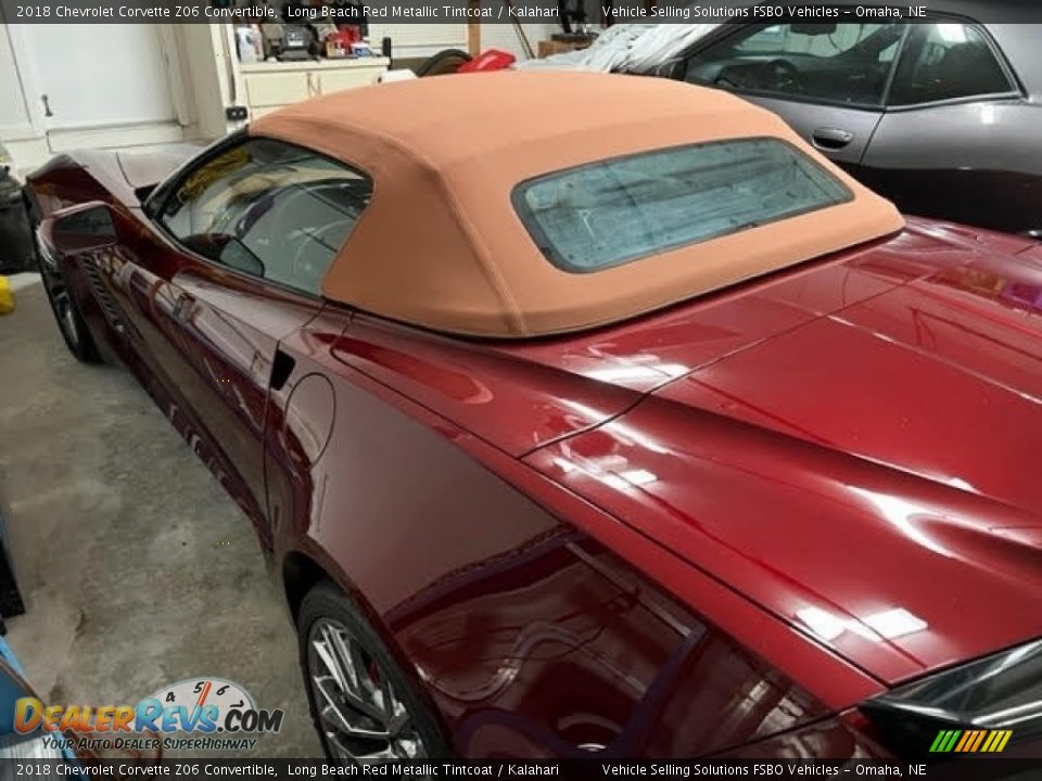 2018 Chevrolet Corvette Z06 Convertible Long Beach Red Metallic Tintcoat / Kalahari Photo #4