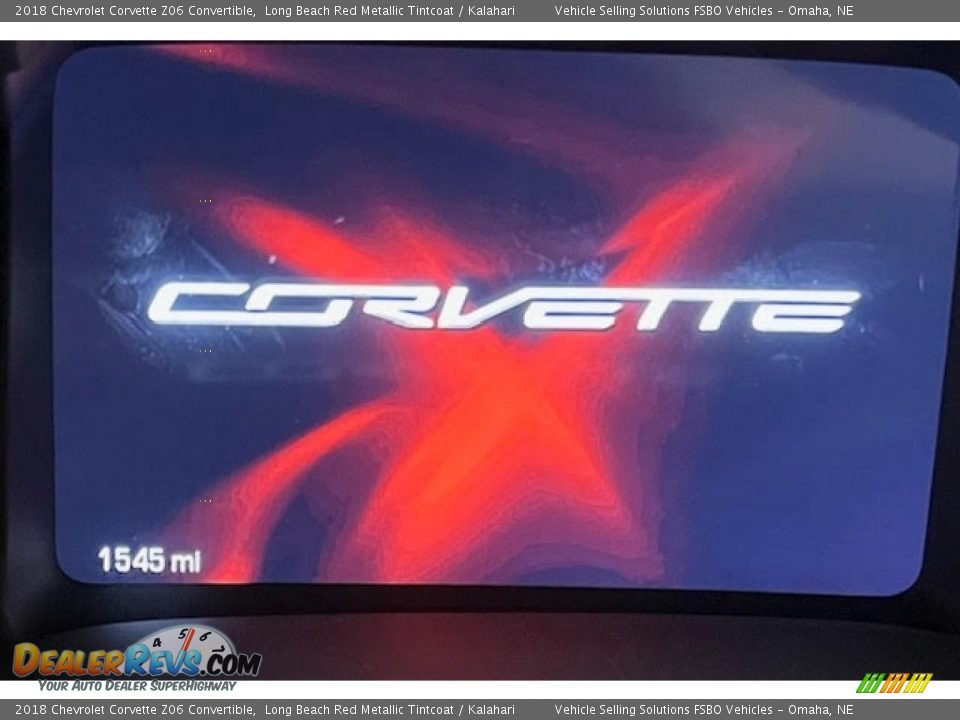 2018 Chevrolet Corvette Z06 Convertible Long Beach Red Metallic Tintcoat / Kalahari Photo #7