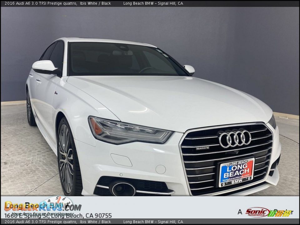 2016 Audi A6 3.0 TFSI Prestige quattro Ibis White / Black Photo #1