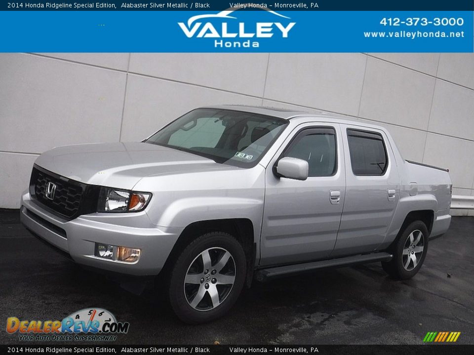 2014 Honda Ridgeline Special Edition Alabaster Silver Metallic / Black Photo #1