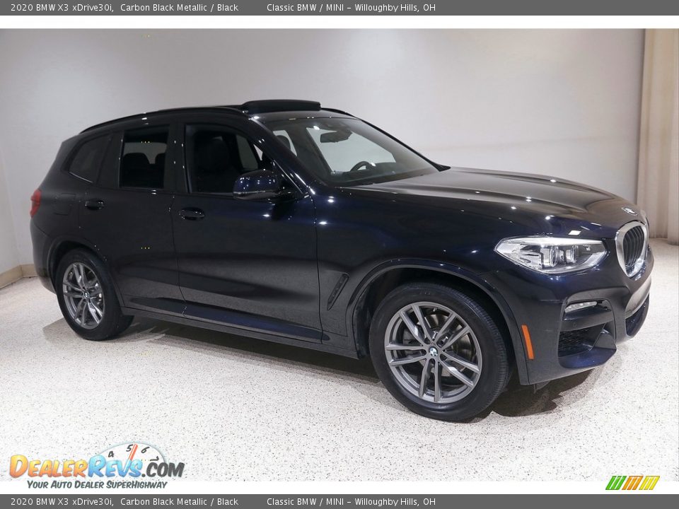 Carbon Black Metallic 2020 BMW X3 xDrive30i Photo #1