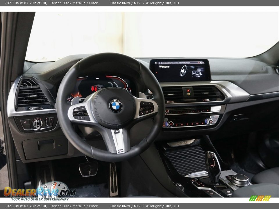 2020 BMW X3 xDrive30i Carbon Black Metallic / Black Photo #6