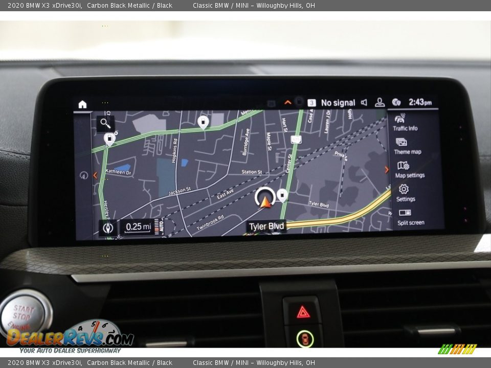 Navigation of 2020 BMW X3 xDrive30i Photo #10