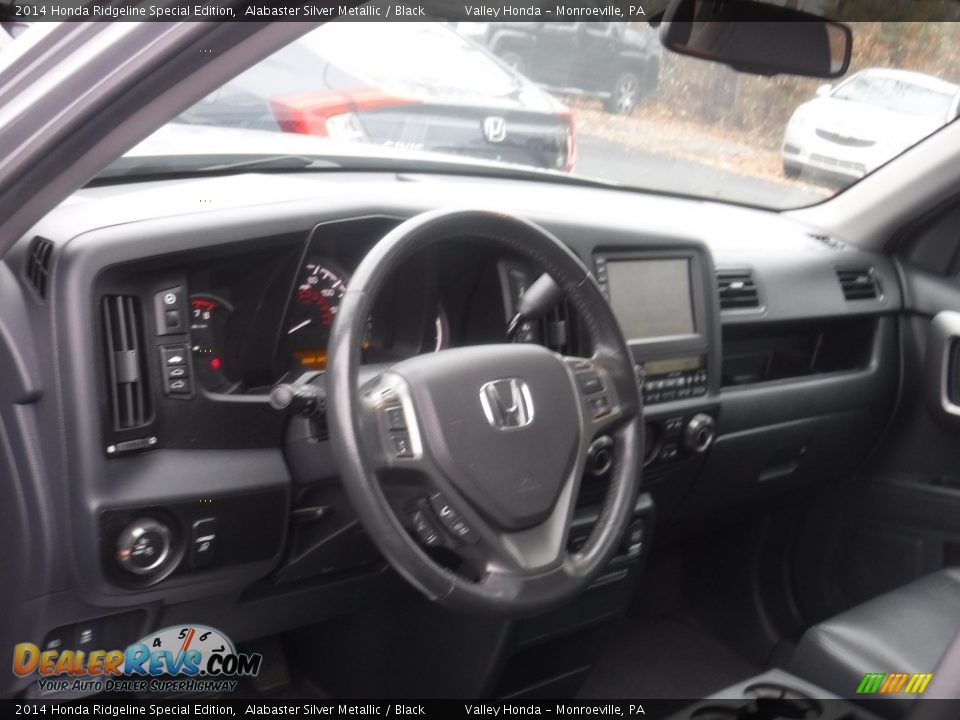 2014 Honda Ridgeline Special Edition Alabaster Silver Metallic / Black Photo #16