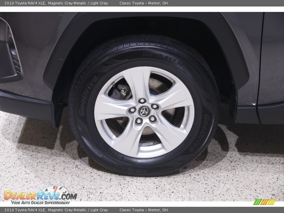 2019 Toyota RAV4 XLE Magnetic Gray Metallic / Light Gray Photo #19