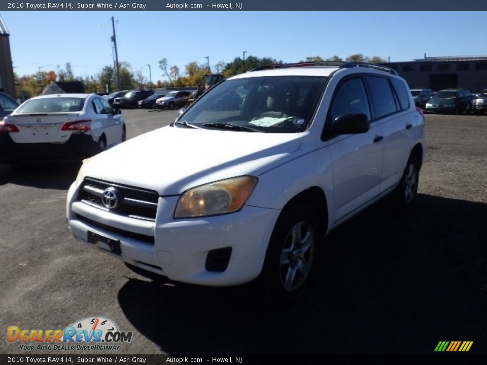 2010 Toyota RAV4 I4 Super White / Ash Gray Photo #2