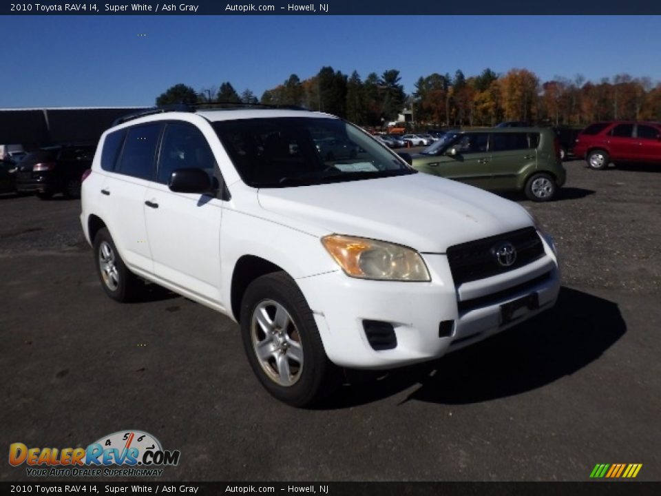 2010 Toyota RAV4 I4 Super White / Ash Gray Photo #4