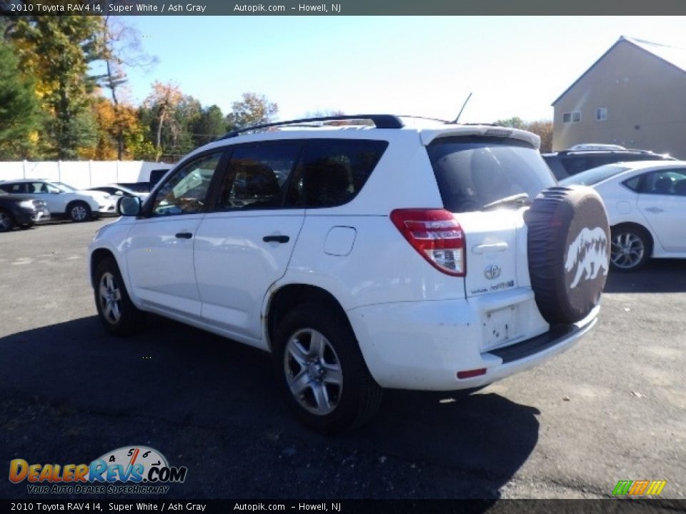 2010 Toyota RAV4 I4 Super White / Ash Gray Photo #5