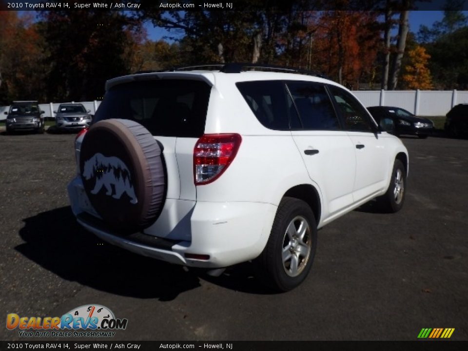 2010 Toyota RAV4 I4 Super White / Ash Gray Photo #7