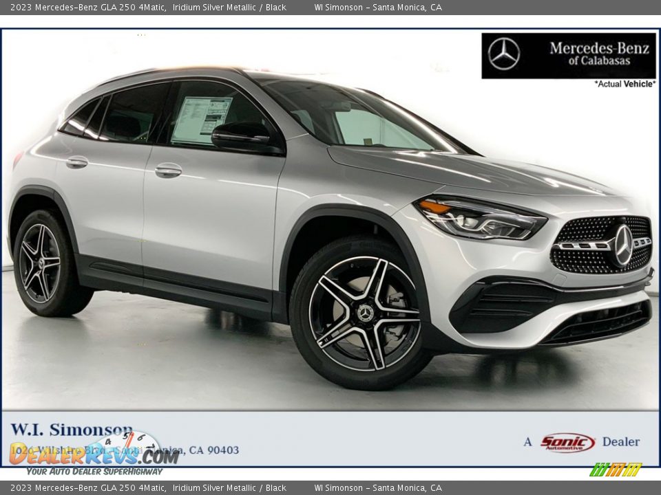 2023 Mercedes-Benz GLA 250 4Matic Iridium Silver Metallic / Black Photo #1