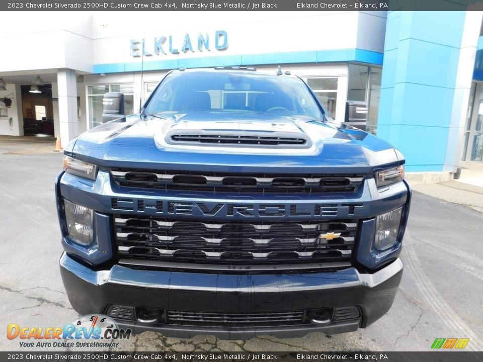 2023 Chevrolet Silverado 2500HD Custom Crew Cab 4x4 Northsky Blue Metallic / Jet Black Photo #3