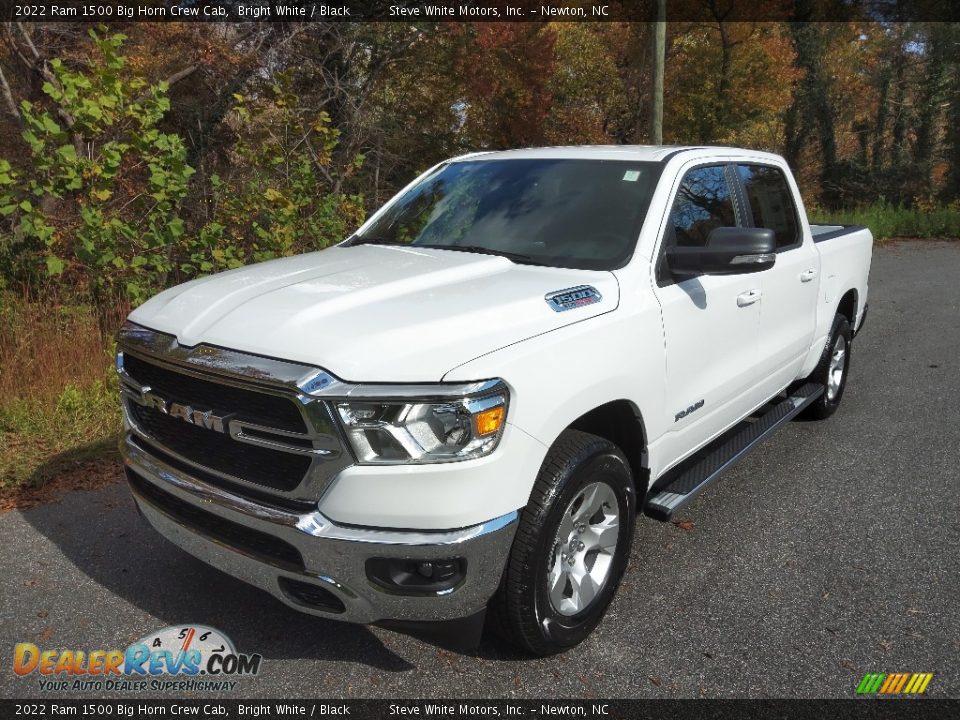 2022 Ram 1500 Big Horn Crew Cab Bright White / Black Photo #2