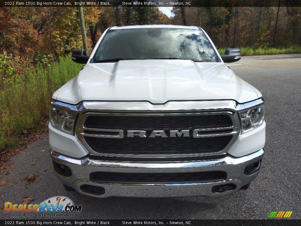 2022 Ram 1500 Big Horn Crew Cab Bright White / Black Photo #3