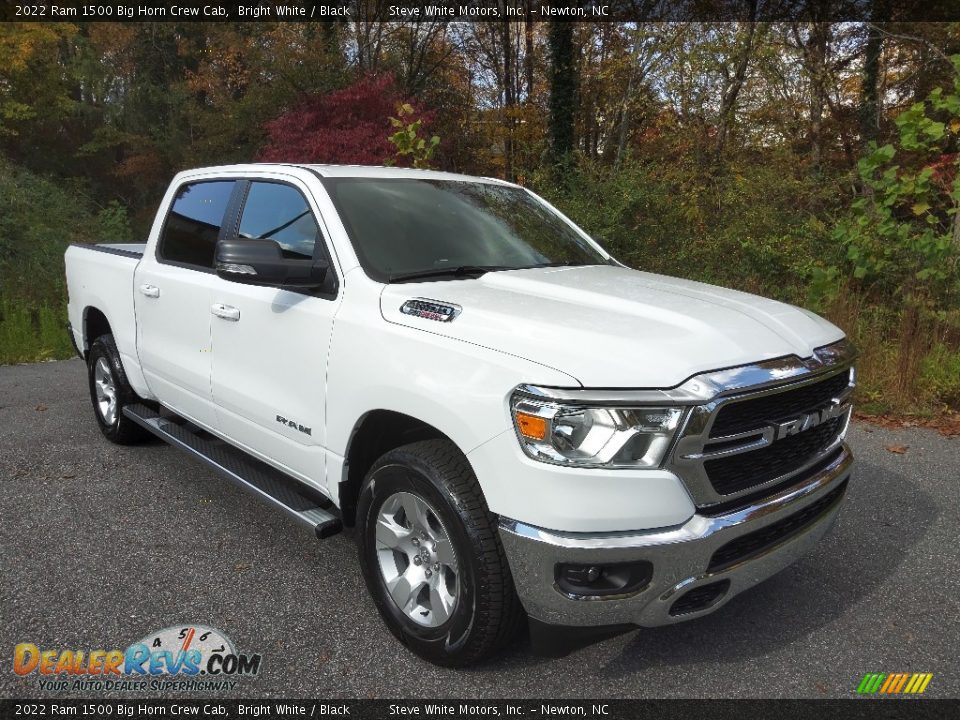 2022 Ram 1500 Big Horn Crew Cab Bright White / Black Photo #4