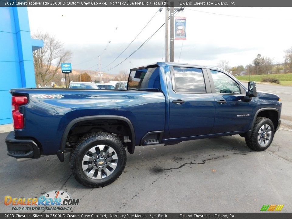 2023 Chevrolet Silverado 2500HD Custom Crew Cab 4x4 Northsky Blue Metallic / Jet Black Photo #7