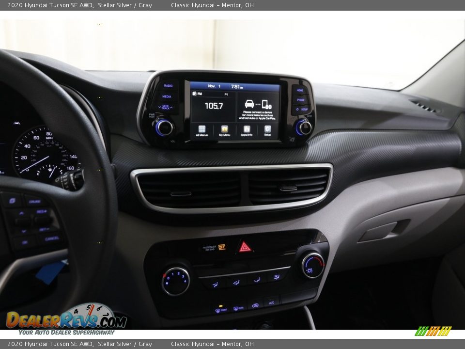 2020 Hyundai Tucson SE AWD Stellar Silver / Gray Photo #9
