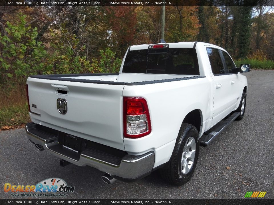 2022 Ram 1500 Big Horn Crew Cab Bright White / Black Photo #6