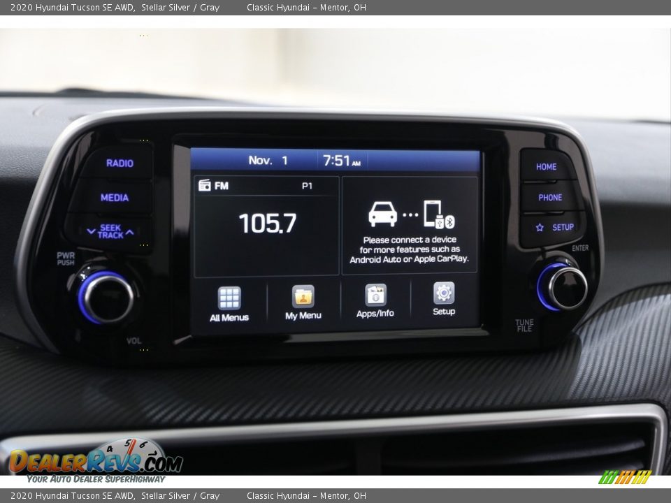 2020 Hyundai Tucson SE AWD Stellar Silver / Gray Photo #10