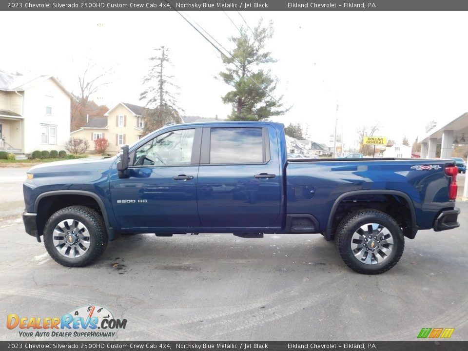 Northsky Blue Metallic 2023 Chevrolet Silverado 2500HD Custom Crew Cab 4x4 Photo #11