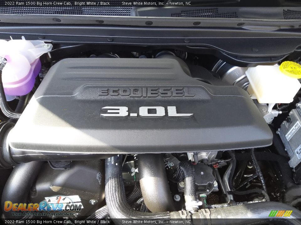 2022 Ram 1500 Big Horn Crew Cab Bright White / Black Photo #10