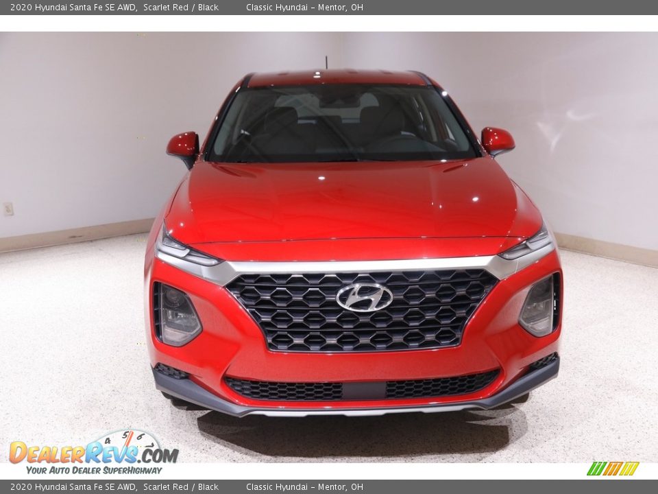 2020 Hyundai Santa Fe SE AWD Scarlet Red / Black Photo #2