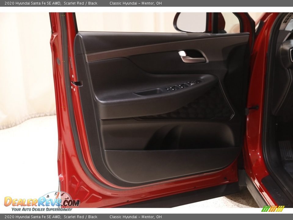 2020 Hyundai Santa Fe SE AWD Scarlet Red / Black Photo #4