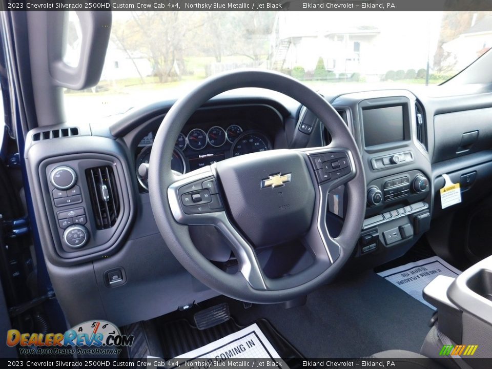 2023 Chevrolet Silverado 2500HD Custom Crew Cab 4x4 Steering Wheel Photo #21
