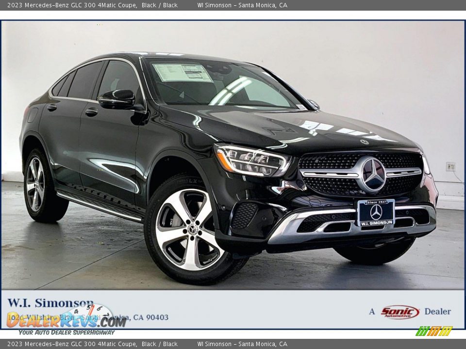 2023 Mercedes-Benz GLC 300 4Matic Coupe Black / Black Photo #1