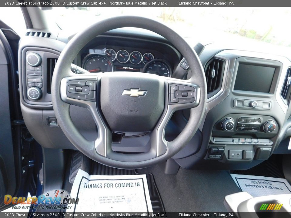 2023 Chevrolet Silverado 2500HD Custom Crew Cab 4x4 Steering Wheel Photo #22