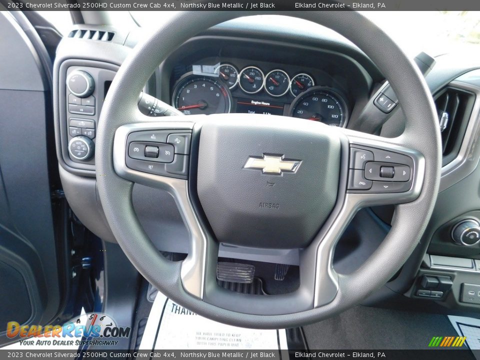 2023 Chevrolet Silverado 2500HD Custom Crew Cab 4x4 Steering Wheel Photo #23